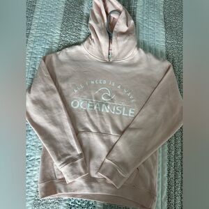 Kids light pink hoodie